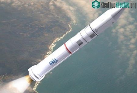 Hình minh họa tên lửa thông minh Epsilon của Nhật Bản.