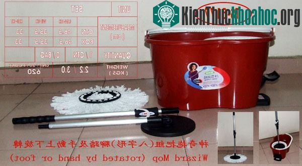 Tiết kiệm thời gian với chổi lau nhà thần kỳ
