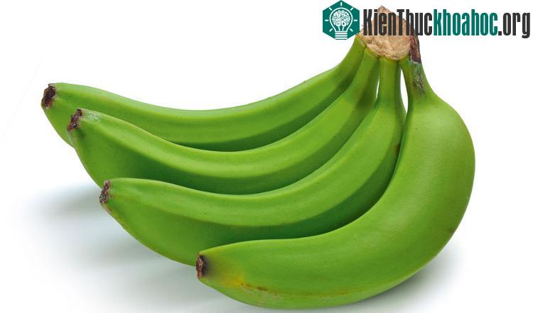 Chuối xanh có rất nhiều công dụng cho sức khỏe. (Ảnh: Naturalstacks).
