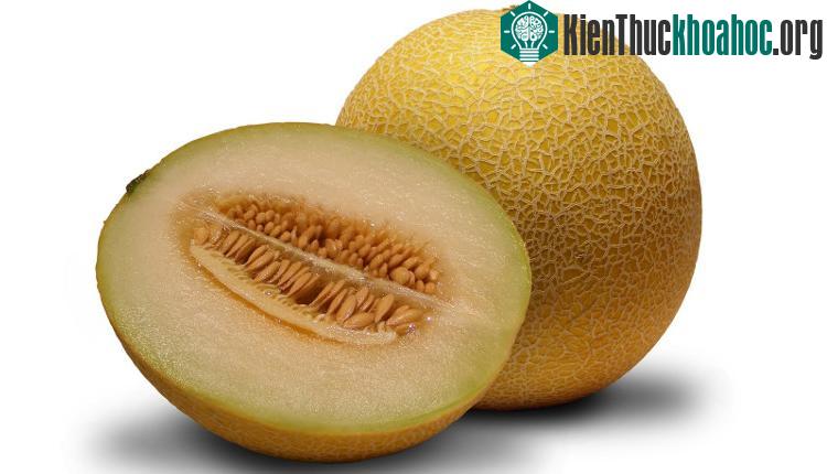 Dưa lưới vàng Việt Nam có dáng quả tròn.
