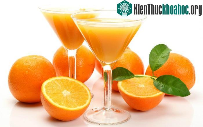 Nước hoa quả giải được ngộ độc rượu nhẹ