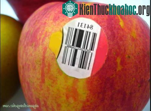 Trái cây có mã code bắt đầu bằng số 8 - Trái cây biến đổi gen.