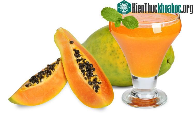 Đu đủ chín giúp tăng cường sức khỏe cho hệ tiêu hóa