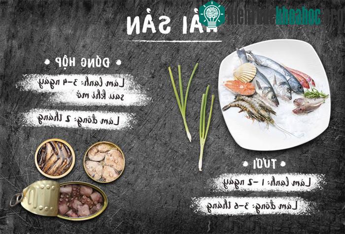 Hải sản chứa nhiều dưỡng chất và ngon nhất lúc còn tươi sống.