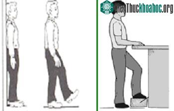 Đổi chân khi đứng lâu.