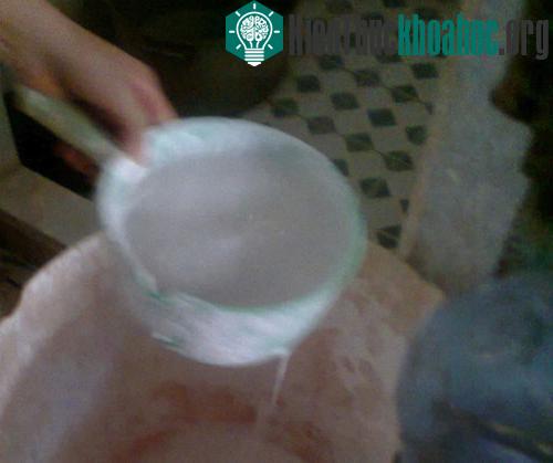 Quy trình pha hóa chất, ngâm và ủ giá