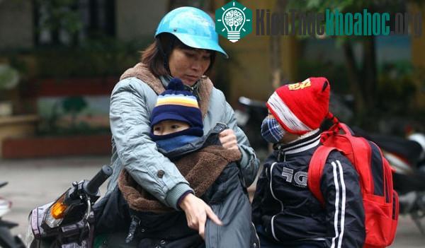 So với hôm qua, Hà Nội đã giảm 4-5 độ C.