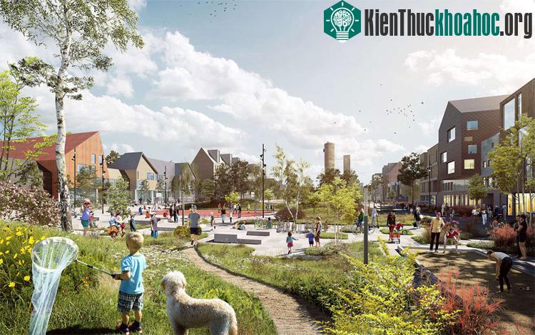 Địa điểm di chuyển thành phố Kiruna cách vị trí hiện nay 3,2km về phía đông. (Ảnh: White Architectures).