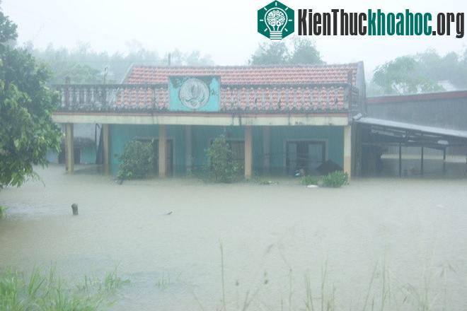 Nhà chức trách cho hay có khoảng 1.200 nhà bị ngập từ 0,8 đến 2,5m.