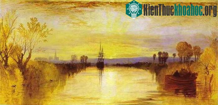 Bức tranh của Joseph Mallord William Turner miêu tả thảm họa núi lửa Tambora.