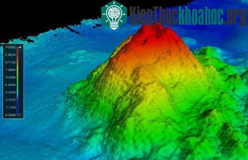 Hình ảnh chi tiết về núi lửa chưa có tên - (Ảnh: UNH-NOAA)