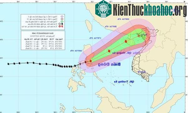 Bão Thần Sấm đổ bộ vào Vịnh Bắc Bộ