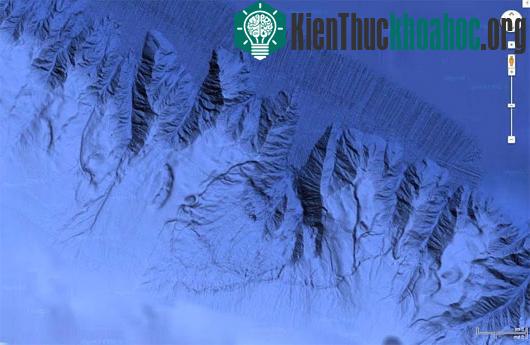 Ảnh vách đá Campeche được cập nhật trên Google Earth và Google Maps. (Ảnh: Google Earth)