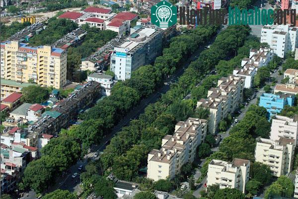 Những khoảng cây xanh của Hà Nội nhìn từ trên cao