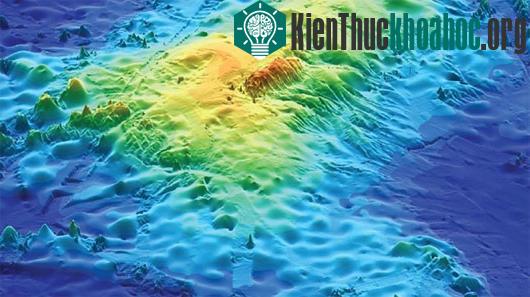 Siêu núi lửa Tamu Massif dưới lòng Thái Bình Dương. (Ảnh: Wikipedia)