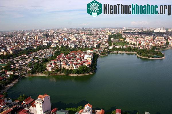 Những khoảng cây xanh của Hà Nội nhìn từ trên cao