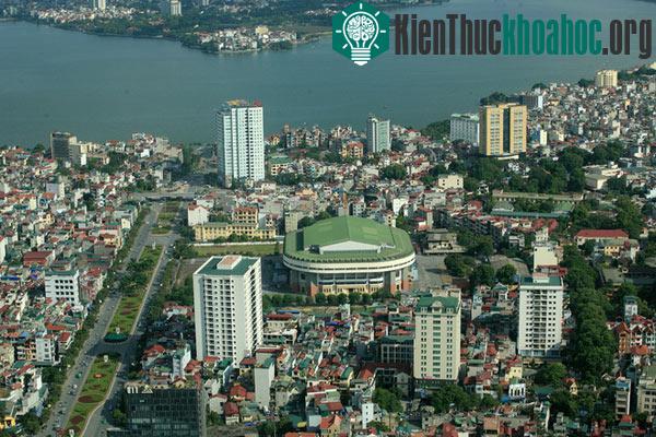Những khoảng cây xanh của Hà Nội nhìn từ trên cao