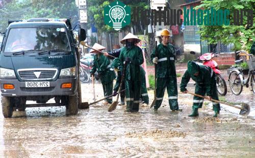 Dọn dẹp sau nước rút