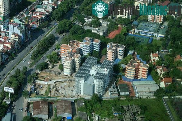 Những khoảng cây xanh của Hà Nội nhìn từ trên cao