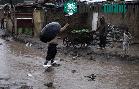 Mưa lớn tại Pakistan