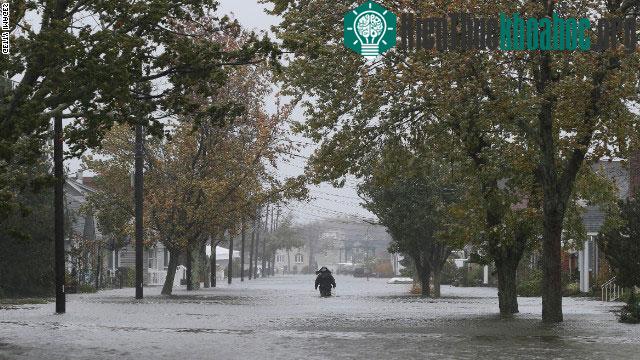 Mỹ có thể bị thiệt hại trên 20 tỷ USD do bão Sandy
