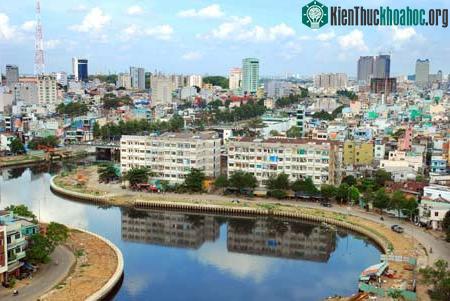 Kênh Nhiêu Lộc - Thị Nghè ngày càng xanh, sạnh, đẹp hơn (Ảnh: C.X.Vinh)