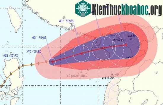 Bão giật cấp 14 sắp ảnh hưởng đến miền Bắc