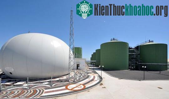Một công trình khí sinh học.