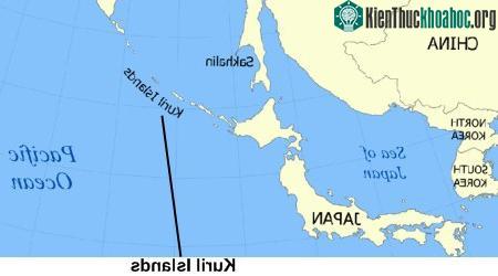 Quần đảo Kuril nằm ở phía đông bắc Nhật Bản.