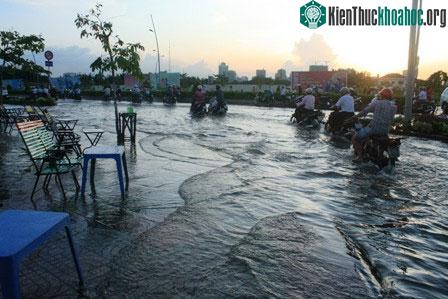 Triều cường dâng cao, dân Sài Gòn quay cuồng trong biển nước ảnh 15
