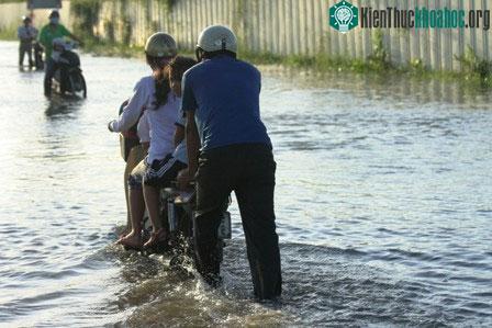 Triều cường dâng cao, dân Sài Gòn quay cuồng trong biển nước ảnh 9