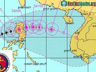 Đường di chuyển của cơn bão Cimaron