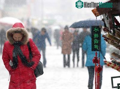 Trung Quốc đóng cửa các sân bay vì bão tuyết ảnh 0