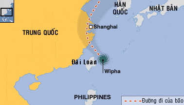 Siêu bão đánh vào miền đông Trung Quốc ảnh 1