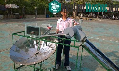 Thiết bị biến nước mặn thành ngọt. (Ảnh do nhóm nghiên cứu cung cấp).