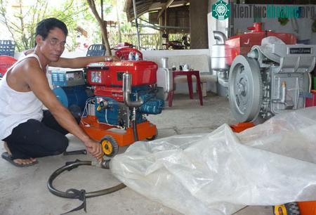 Máy phát điện của anh Bùi Minh Thế.
