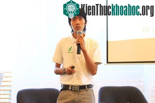Anh Lê Minh Vương của nhóm Thế hệ trẻ ưu tú. (Ảnh: BT).