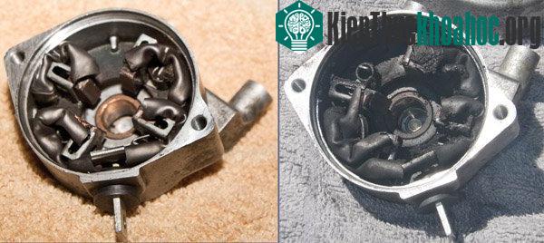 Chổi than có thể bị kẹt cứng nếu không bảo dưỡng định kỳ