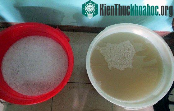 Cả phố dùng nước rửa bát chế từ... rác thải