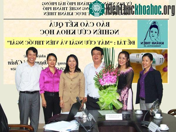 Kết quả nghiên cứu khoa học máy cứu ngải và viên cứu ngải được đánh giá cao. (Ảnh: N. N)