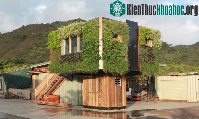 Nhà cây một cột sử dụng pin Mặt Trời