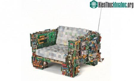 Ngạc nhiên với bàn ghế bằng… linh kiện điện tử ảnh 8