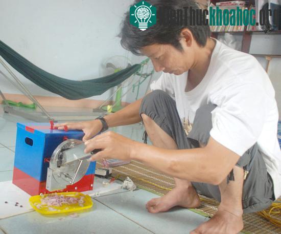 Máy thái hành tỏi ớt của anh thợ thạch cao ảnh 0