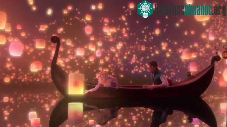 Bối cảnh trong bộ phim Tangled - Cô gái tóc mây.