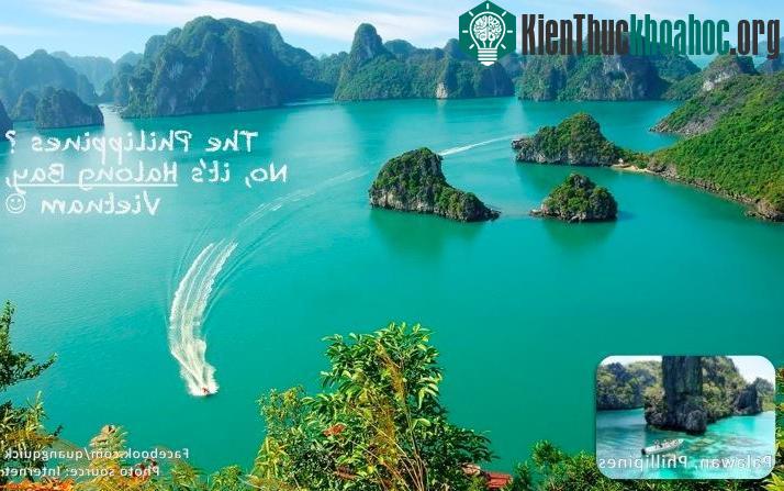 Đừng nhầm lẫn giữa vịnh Hạ Long với Palawan của Phillipines nhé!