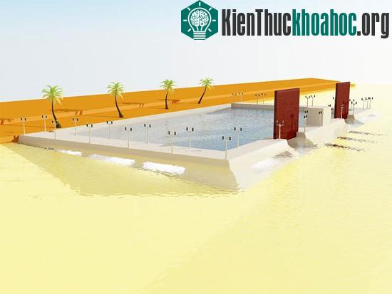 Mở cổng đưa nước vào