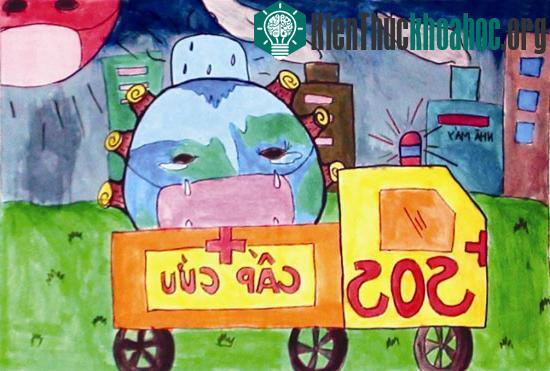 Ô nhiễm không khí trong mắt trẻ thơ ảnh 1