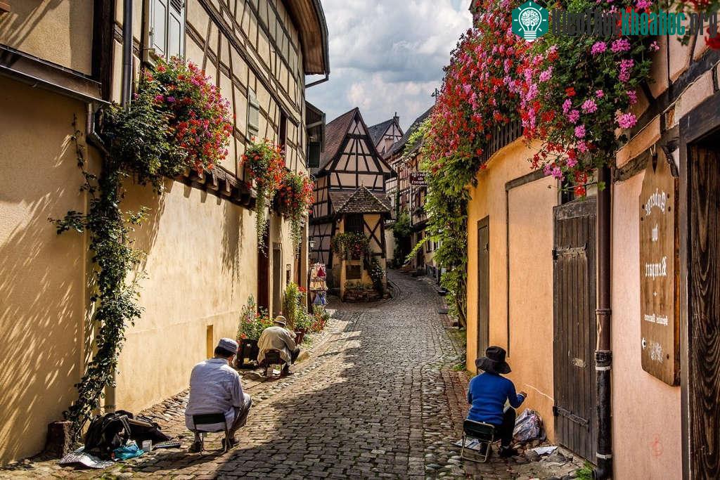 Làng Eguisheim, Pháp