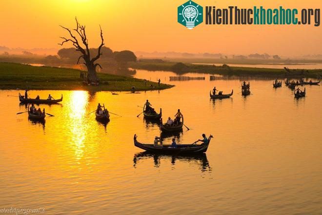 U Bein - Cây cầu gỗ lâu đời và dài nhất thế giới ảnh 18