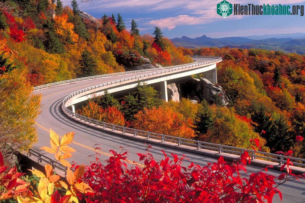 Đường Blue Ridge, Carolinas và Virginia